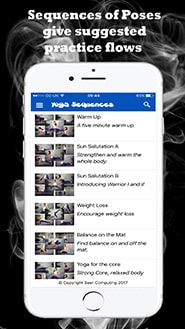 Poses broken down into Basic, Feel and Contraindications